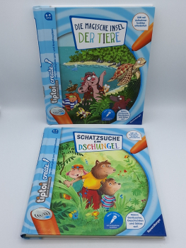 TipToi Create Bücher Magische Insel der Tiere + Schatzsuche im Dschungel